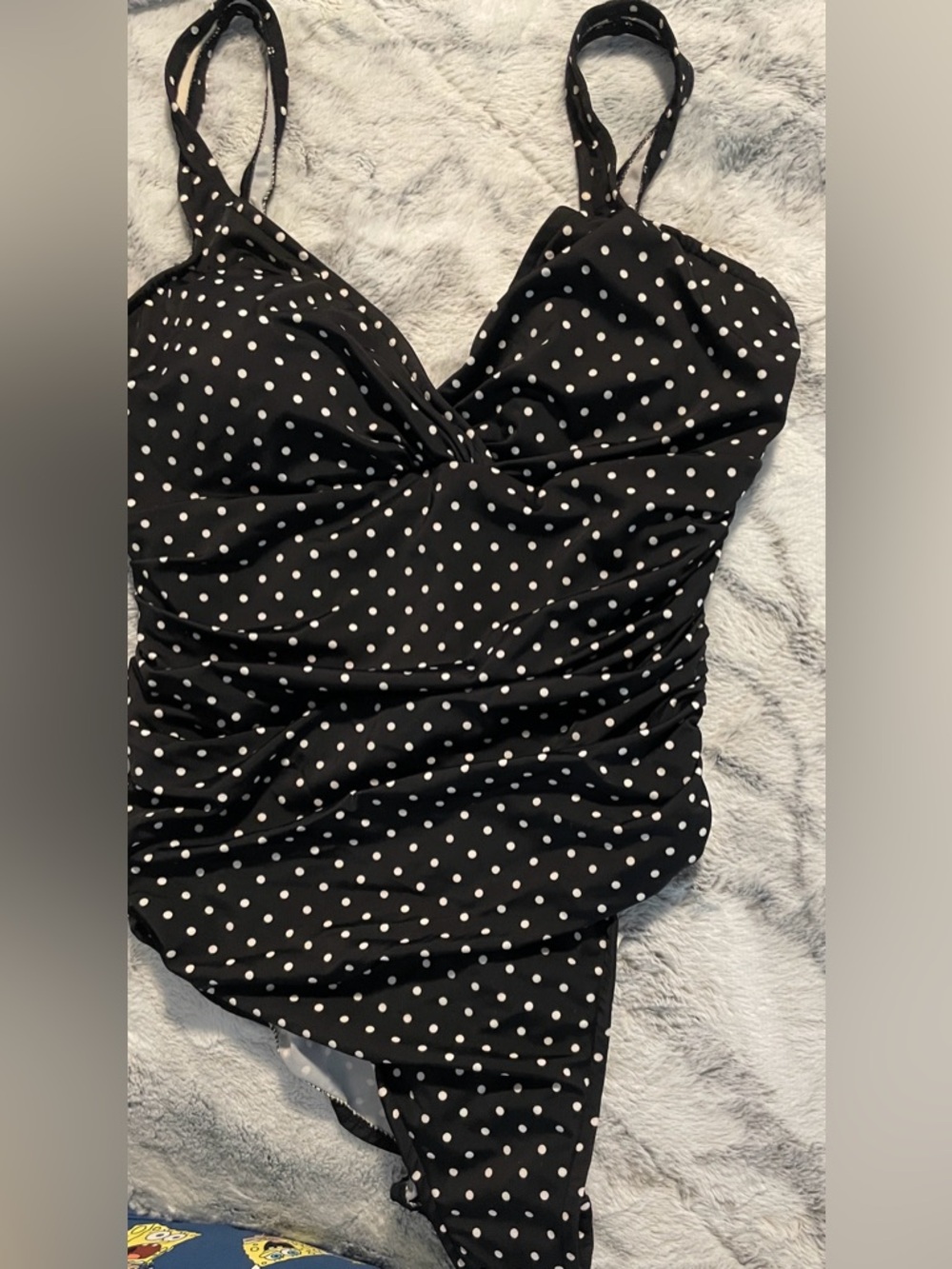 Women’s Plus Polka dot bikini beachwear swim pool summer one piece size 18